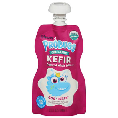 Lifeway Probugs Organic Goo Berry Kefir - 3.5 Oz - Image 1
