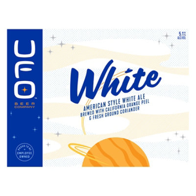 Ufo Beer Wheat White In Cans - 12-12 FZ - starmarket