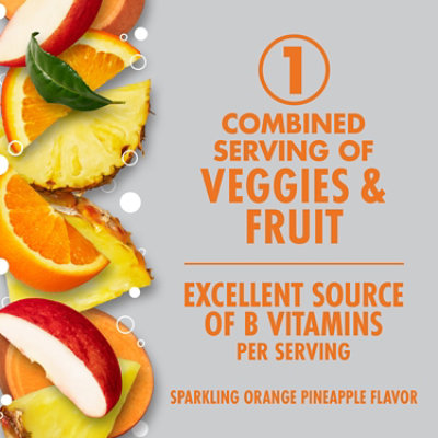 V8+ Energy Sparkling Orange Pineapple Juice - 4-11.5 Fl. Oz. - Image 2