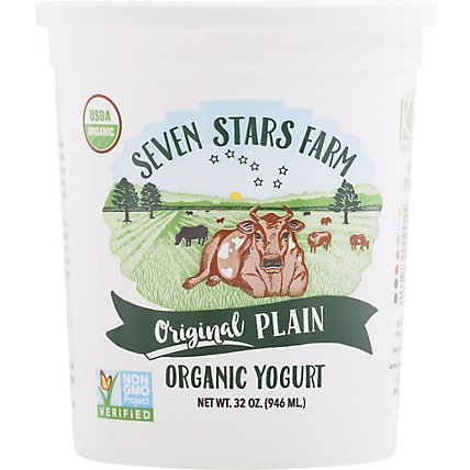 Seven Stars Yogurt Whole Original Plain - 32 OZ - Image 2