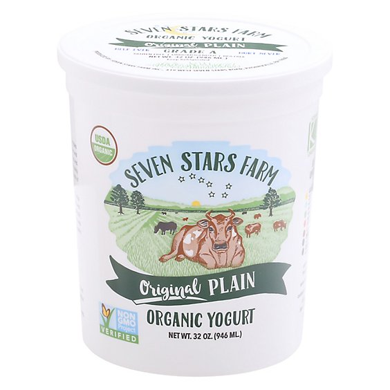 Seven Stars Yogurt Whole Original Plain - 32 OZ