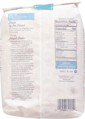 DeLallo Pasta Tortiglioni No. 20 - 16 Oz - Image 6