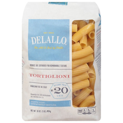 DeLallo Pasta Tortiglioni No. 20 - 16 Oz - Image 1