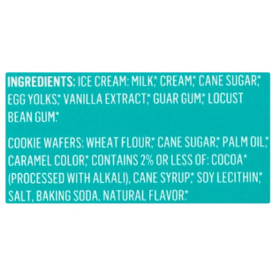 Alden's Organic Mini Squares Vanilla Ice Cream Sandwich - 4 Count - Image 5