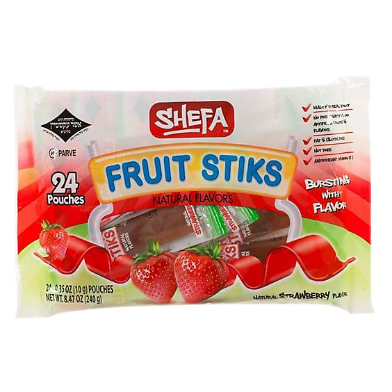 Shefa Fruit Stiks Strwberry - 8.47 OZ