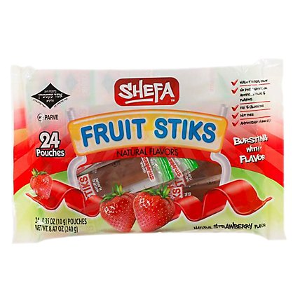 Shefa Fruit Stiks Strwberry - 8.47 OZ - Image 1