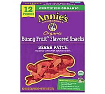Annie's Organic Berry Patch Bunny Fruit Snacks - 9.6 OZ