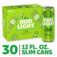Bud Light Lime Beer Cans - 30-12 Fl. Oz. - Image 1
