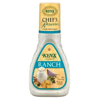 Kens Chefs Reserve Ranch Salad Dressing 9 Oz - 9 FZ - Image 1