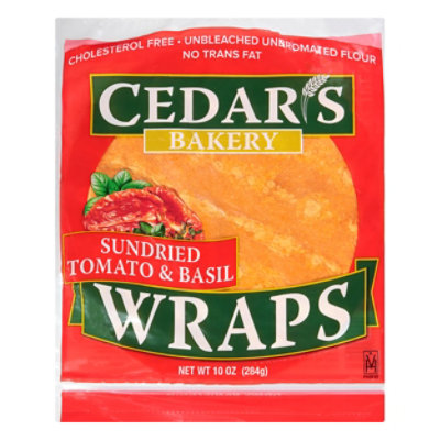 Cedar's Tomato Basil Wrap - 10 OZ - Image 3