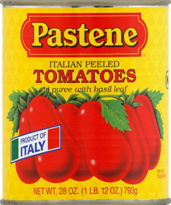 Pastene Tomato Whole Italian - 28 OZ - Image 2