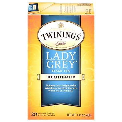 Twinings Of London Lady Greay Decaf Black Tea 20ct Bags - 20 CT - Image 3