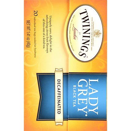 Twinings Of London Lady Greay Decaf Black Tea 20ct Bags - 20 CT - Image 5