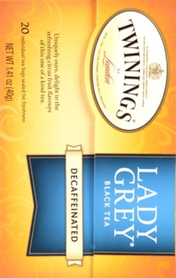 Twinings Of London Lady Greay Decaf Black Tea 20ct Bags - 20 CT - Image 5