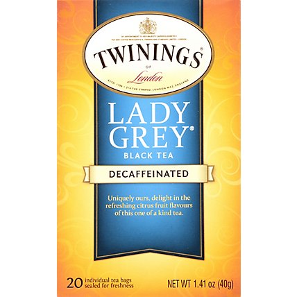 Twinings Of London Lady Greay Decaf Black Tea 20ct Bags - 20 CT - Image 2