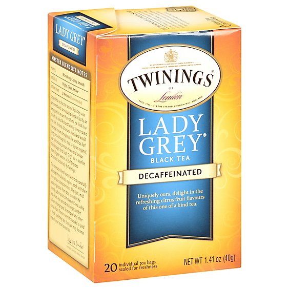 Twinings Of London Lady Greay Decaf Black Tea 20ct Bags - 20 CT