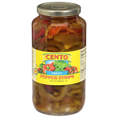 Cento Regular Sliced Sweet Pepper - 32 OZ - Image 3