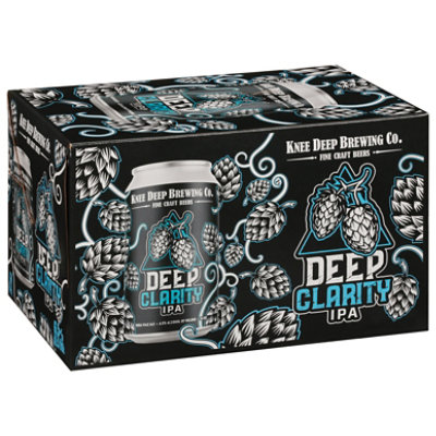 Knee Deep Brewing Co. Deep Clarity IPA Cans - 6-12 Fl. Oz. - Image 2