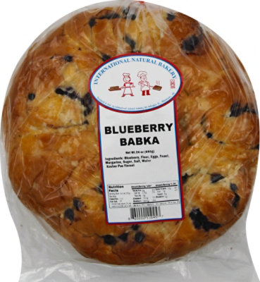 Sweet Babka Bread With Fresh Blueberry Filling From International Natural - 24 OZ - Image 2