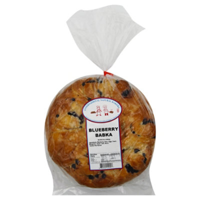 Sweet Babka Bread With Fresh Blueberry Filling From International Natural - 24 OZ - Image 1