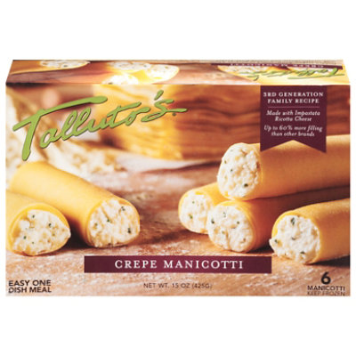 Talluto's Riccota Cheese Crepe Manicotti - 15 OZ - Image 3