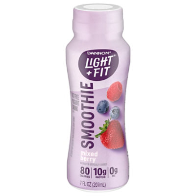 Dannon Light And Fit Protein Smoothies Mixed Berry FZ