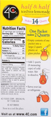 4C Foods Iced Tea And Lemonade Half And Half Drink Mix - 1.97 OZ - Image 6