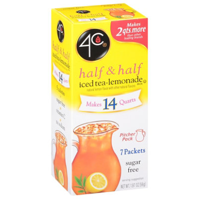 4C Foods Iced Tea And Lemonade Half And Half Drink Mix - 1.97 OZ - Image 1