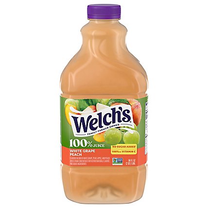 Welchs 100% White Grape And Peach Juice - 64 FZ - Image 1