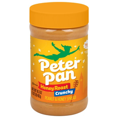 Peter Pan Honey Roast Crunchy Peanut Butter 16 3 Oz Albertsons