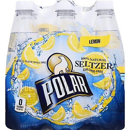 Polar Seltzer Lemon - 6-16.9 FZ - Image 2