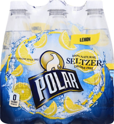 Polar Seltzer Lemon - 6-16.9 FZ - Image 2