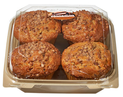 Muffins Cinnamon Coffee Cake 4ct - EA - Image 1