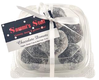 Sammis Stuff Chocolate Donuts Gf & Vegan - 8 OZ - Image 1