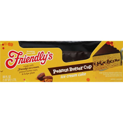 Friendly's Peanut Butter Cup Ice Cream Cake - 60 Fl. Oz. - Image 1