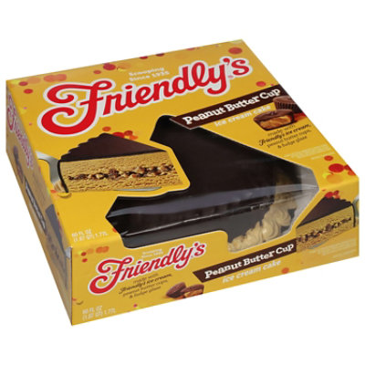 Friendly's Peanut Butter Cup Ice Cream Cake - 60 Fl. Oz. - Image 1