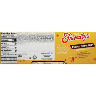 Friendly's Peanut Butter Cup Ice Cream Cake - 60 Fl. Oz. - Image 2