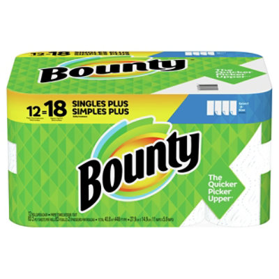 Bounty Ppr Twls Wht 2ply Sas - 12 RL - Safeway