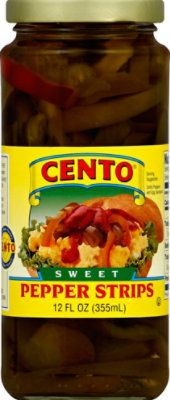 Cento Regular Sliced Sweet Pepper - 12 Oz - Image 2