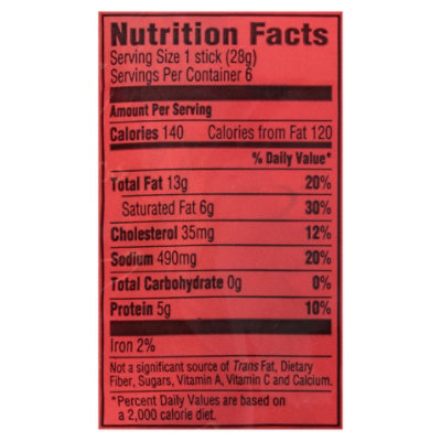 Hormel Pepperoni Stick - 6 OZ - Image 3