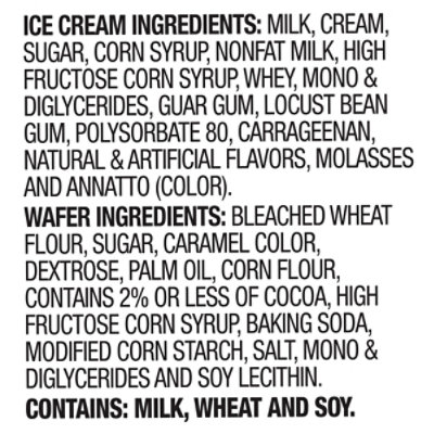 Hood Ice Cream Sandwich - 10-3.75 Oz - Image 4