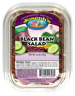 Joseph's Black Bean Salad - 14 OZ - Image 1