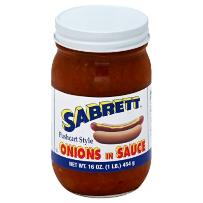 Sabrett Onions In Sauce Pushcart Style - 16 Oz - Image 1