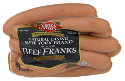 Dietz Watson Wieners Natural Casing Cold 0.50 Lb starmarket