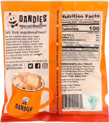 Dandies Marshmallow Pumpkin Mini - 5 Oz - Image 5