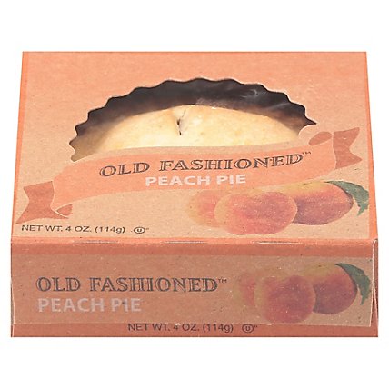 Table Talk Mini Old Fashioned Peach Pie - 4 Oz. - Image 1