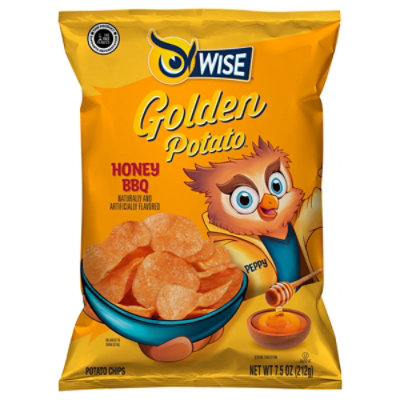 Wise Reduced Fat Honey Barbecue Potato Chips - 7.5 Oz - Image 2