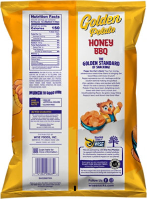 Wise Reduced Fat Honey Barbecue Potato Chips - 7.5 Oz - Image 5