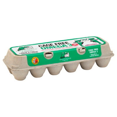 Mountainside Farms Large Omega 3 Eggs - 12 CT - Image 1