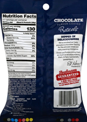 Herrs Chocolate Pretzel - 3.5 OZ - Image 5